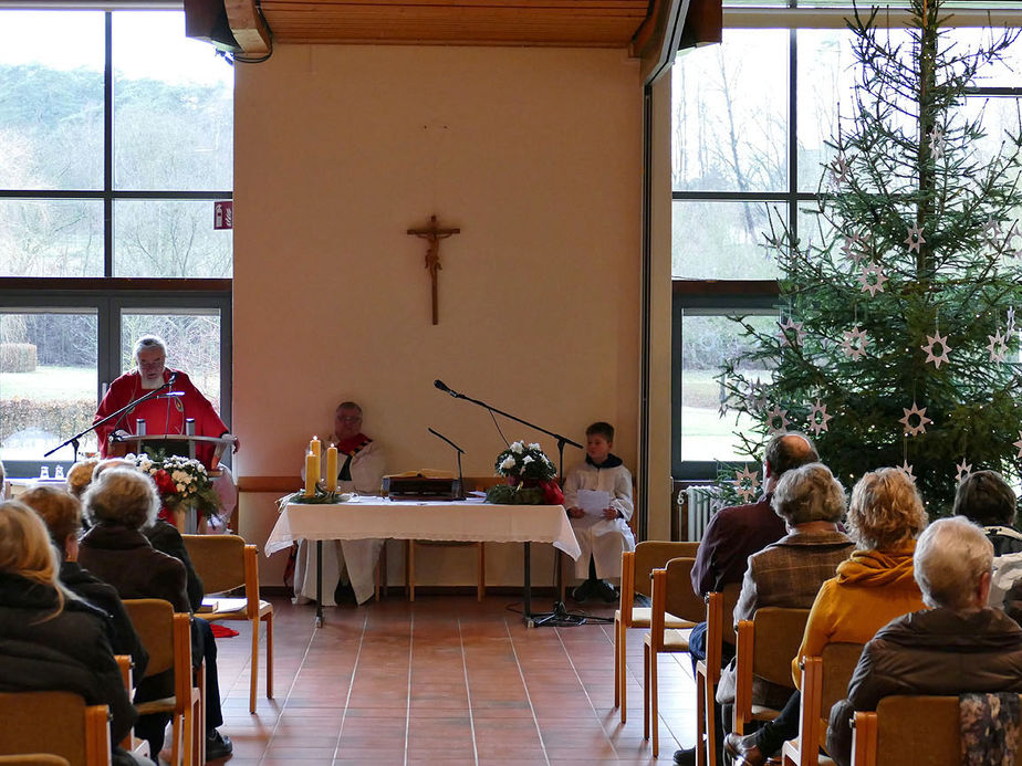 2. Weihnachtstag Heilige Messe im Haus des Gastes (Foto: Karl-Franz Thiede)